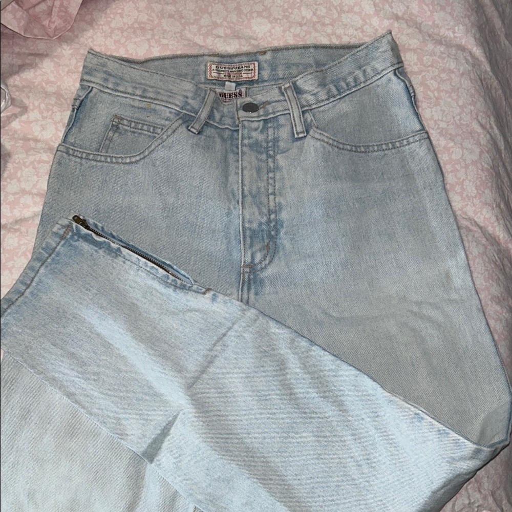 Guess by Marciano Light Blue High Rise Jeans